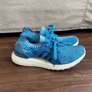 MOVING 5/17! Adidas Ultraboost X Parley Blue Running Shoes Size 7.5